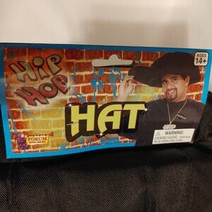 FUN Oversized Black Hip Hop Hat Forum Novelties BNWT 2010 Costume Gag Gift